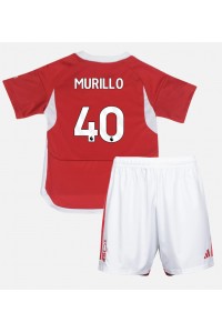 Nottingham Forest Murillo #40 Jalkapallovaatteet Lasten Kotipeliasu 2023-24 Lyhythihainen (+ Lyhyet housut)